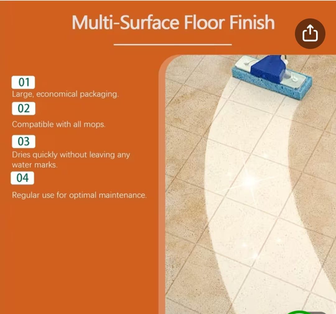 Floor Cleaning Solution 100 ml – Natural Charm Flower Scent, Safe & Refreshing (Pack of 2)