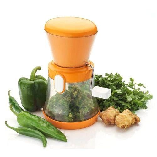 Handheld Garlic, Chili & Dry Fruit Cutter – Adjustable Stainless Steel Blade (Assorted Colors, Pack of 1)