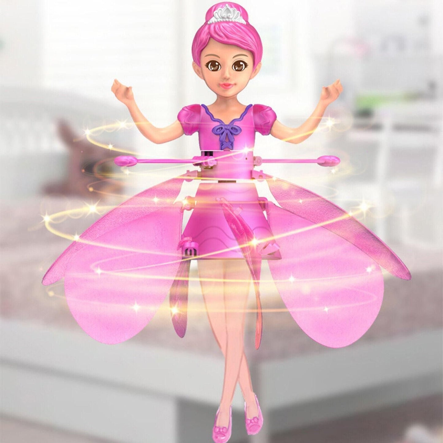 Magic Flying Fairy Princess Doll – Hand Sensor Hover Toy for Kids (Pack of 1)