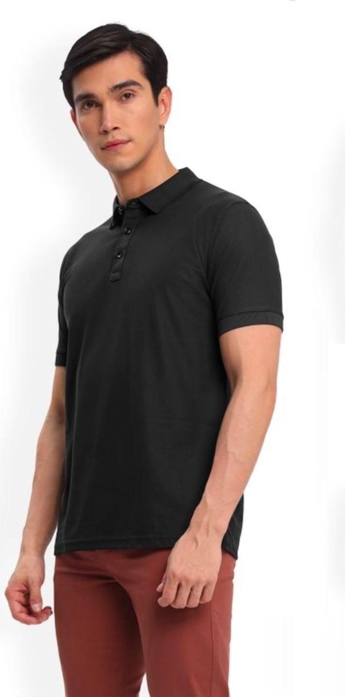 Men’s Poly Cotton Solid Polo T-Shirt – Regular Fit, Half Sleeves (Pack of 3, Assorted Colors)