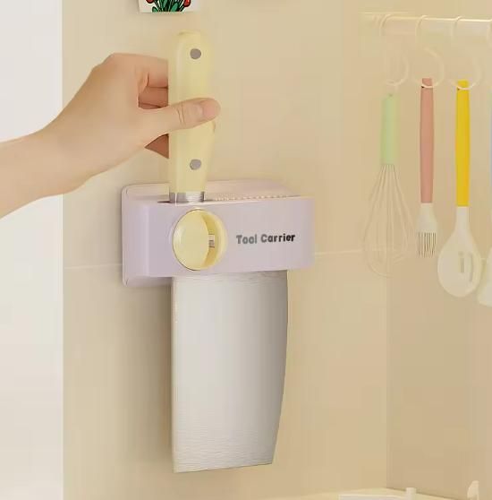 2-in-1 Knife Sharpener with Holder – Compact Kitchen Sharpening Tool (Pack of 1)