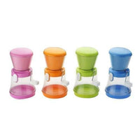 Handheld Garlic, Chili & Dry Fruit Cutter – Adjustable Stainless Steel Blade (Assorted Colors, Pack of 1)