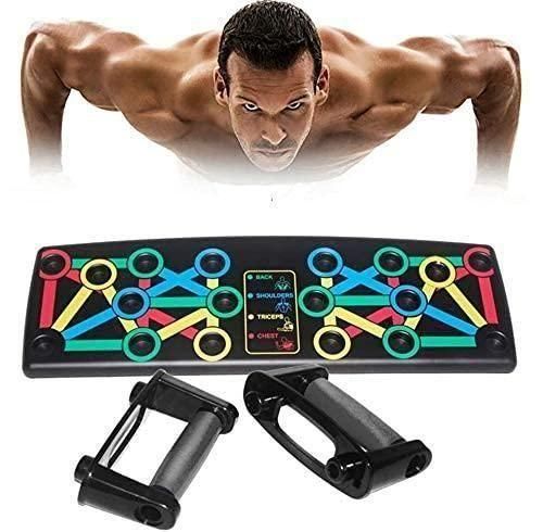 Fitbeast 2.0 Push Up Board – Portable Home Gym Pushup Training System with Strong Grip Handles