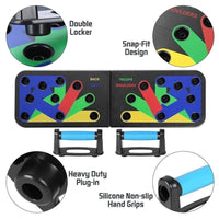 Fitbeast 2.0 Push Up Board – Portable Home Gym Pushup Training System with Strong Grip Handles