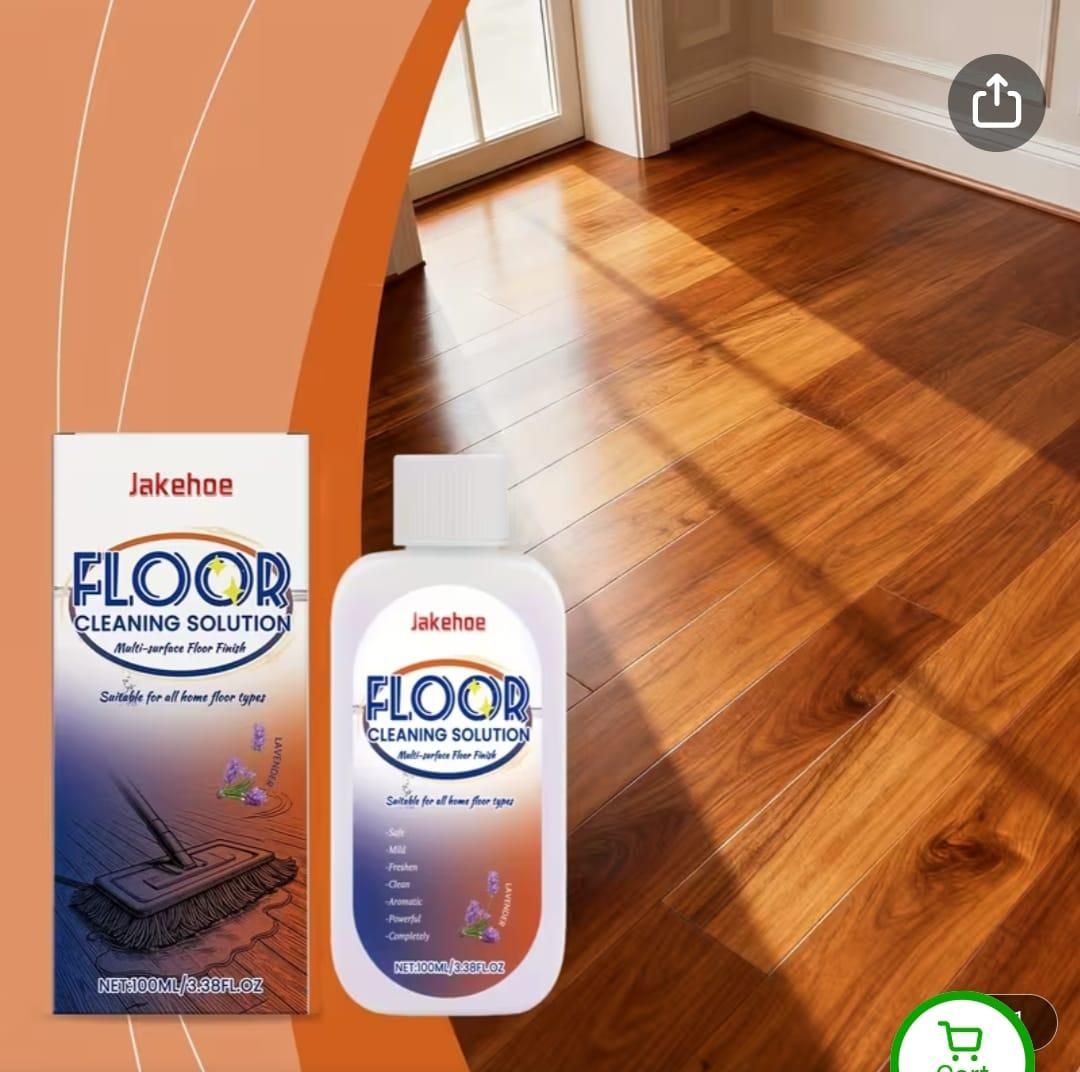 Floor Cleaning Solution 100 ml – Natural Charm Flower Scent, Safe & Refreshing (Pack of 2)
