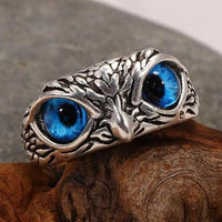 Attractive Silver Plated Owl Ring – Stylish Alloy Finger Ring for Men & Women (Pack of 1)