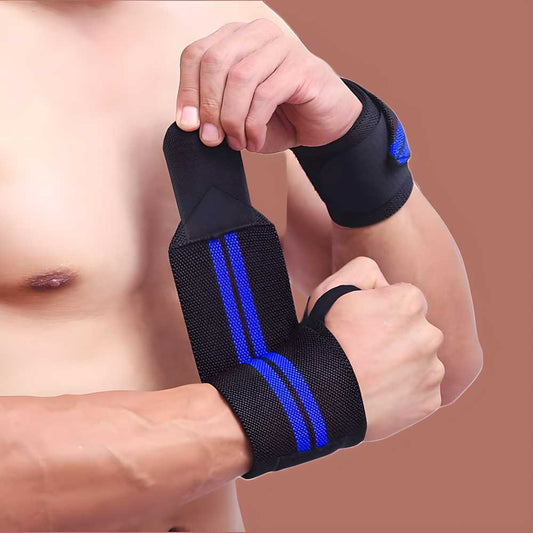Wrist Supporter for Gym & Fitness – Adjustable Hand Bands for Weightlifting (Pair)