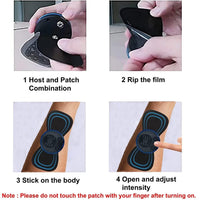 Rechargeable Mini Electric Massager with 8 Modes & 19 Intensity Levels – Pain Relief for Shoulder, Arms, Legs & Back (Unisex)