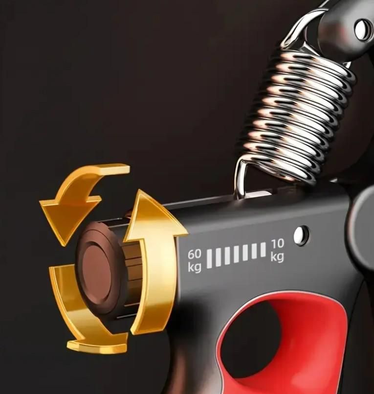 Hand Strengthener Adjustable Dynamometer – Finger & Grip Exerciser for Fitness, Therapy & Office Use