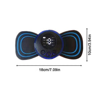 Rechargeable Mini Electric Massager with 8 Modes & 19 Intensity Levels – Pain Relief for Shoulder, Arms, Legs & Back (Unisex)
