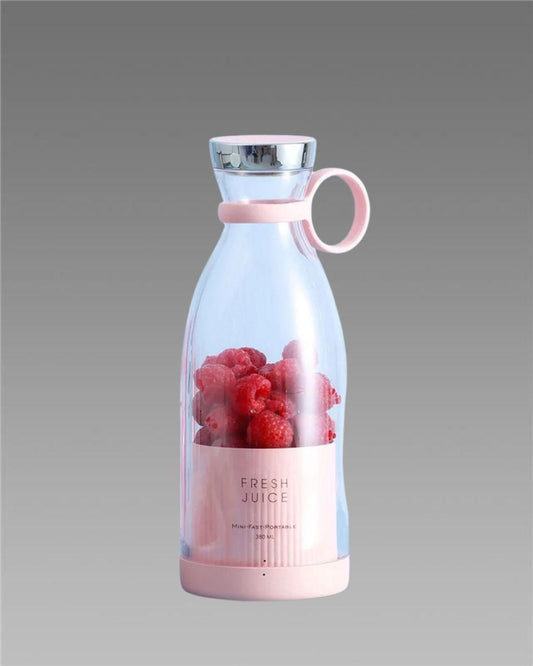 Travel Portable Mini Juice Blender – USB Rechargeable Juicer Mixer for Smoothies & Shakes (380 ml)