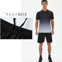 Men’s Slim Fit Jersey T-Shirt & Bottom Set – Polyester Activewear Combo (Black & Grey)