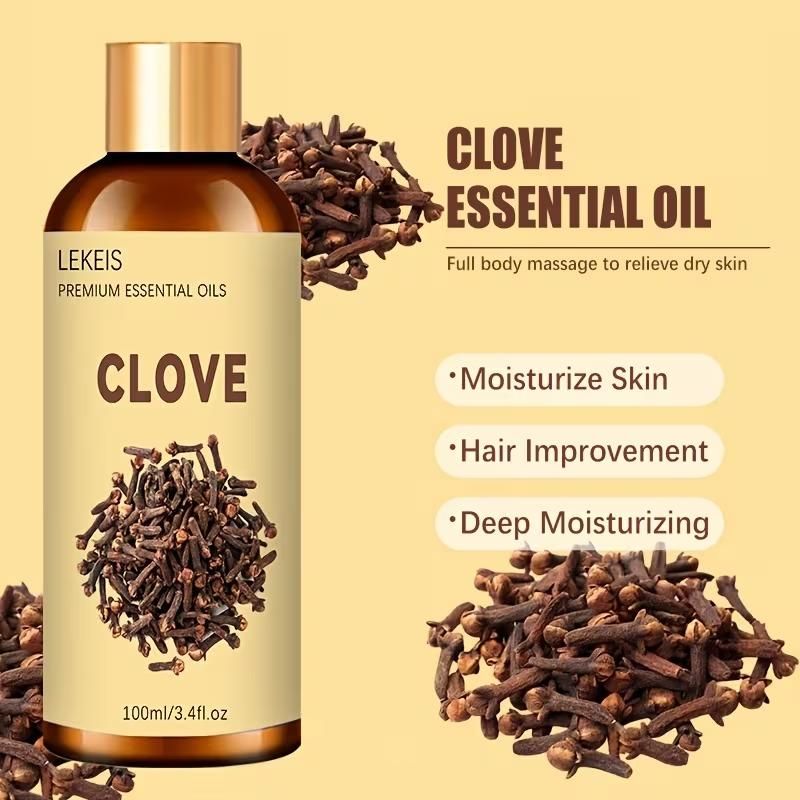 Clove Essential Oil for Facial Care & Aromatherapy – 100 ml Pure Steam Distilled Oil (Pack of 1)