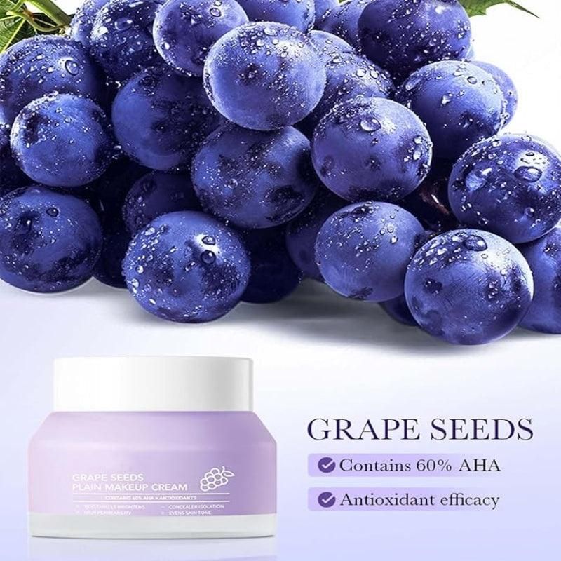 Grape Seed Tone-Up Cream 50gm – Brightening & Hydrating Face Cream with Niacinamide & Hyaluronic Acid (For Women)