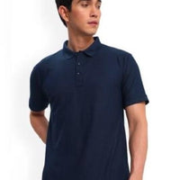 Men’s Poly Cotton Solid Polo T-Shirt – Regular Fit, Half Sleeves (Pack of 3, Assorted Colors)
