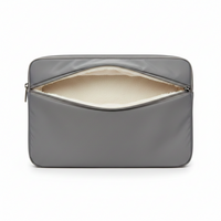 Sleek Nylon Fabric Laptop Bag Cover with inner Fur Cushion material